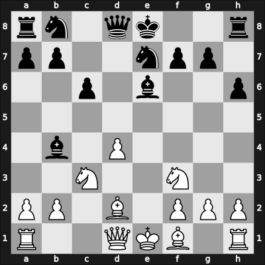 1950 Amsterdam – Round 13 – Reshevsky, Samuel – 1/2-1/2 – Trifunovic, Petar – G124