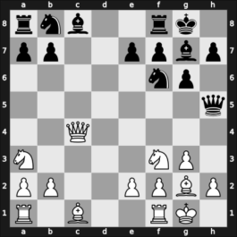 1950 Amsterdam – Round 15 – Reshevsky, Samuel – 1-0 – O’Kelly, Albéric de Galway – G150