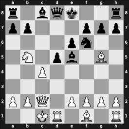 1950 Amsterdam – Round 17 – Euwe, Max – 1-0 – Kramer, Hanspeter – G162