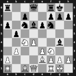 1950 Amsterdam – Round 19 – Najdorf, Miguel – 1/2-1/2 – Van Scheltinga, Theo – G176