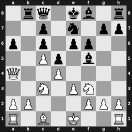 1950 Bled – Round 1 – Fuderer, Andrija – 0-1 – Kostic, Boris – G4