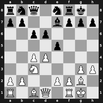 1950 Bled – Round 1 – Pfeiffer, Gerhard – 1/2-1/2 – Tartakower, Savielly – G6