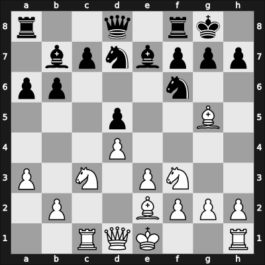 1950 Bled – Round 2 – Tartakower, Savielly – 1/2-1/2 – Puc, Stojan – G18