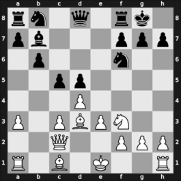1950 Bled – Round 6 – Najdorf, Miguel – 1-0 – Matanovic, Aleksandar – G34