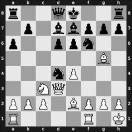 1950 Bled – Round 8 – Kostic, Boris – 1-0 – Ivkov, Borislav – G44