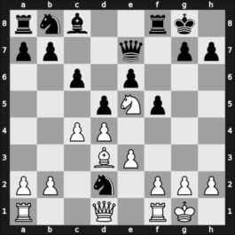 1950 Bled – Round 13 – Stoltz, Gösta – 1/2-1/2 – Tartakower, Savielly – G62
