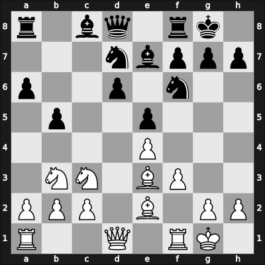 1950 Bled – Round 13 – Matanovic, Aleksandar – 1/2-1/2 – Ivkov, Borislav – G63