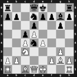 1950 Bled – Round 14 – Pfeiffer, Gerhard – 0-1 – Najdorf, Miguel – G67