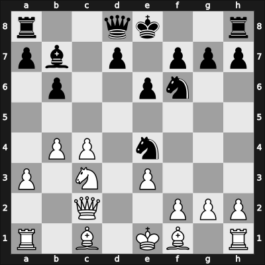 1950 Bled – Round 15 – Najdorf, Miguel – 1/2-1/2 – Puc, Stojan – G70
