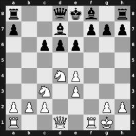 1950 Budapest – Round 1 – Honfi, K. – 0-1 – Szilagyi, Gyorgy Laszlo – G13
