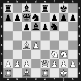 1950 CSR-BUL Prague CZE – Round 4 – Tsvetkov, Alexandar K – 1/2-1/2 – Richter, Emil – G26