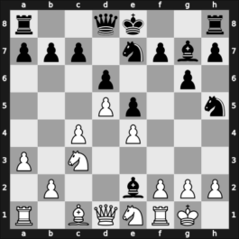 1950 Candidats Tournament – Round 8 – Najdorf, Miguel – 1/2-1/2 – Szabo, Laszlo – G29