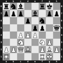 1950 Candidats Tournament – Round 10 – Szabo, Laszlo – 1/2-1/2 – Bronstein, David I – G40