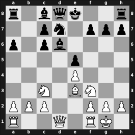 1950 Candidats Tournament – Round 13 – Keres, Paul – 1/2-1/2 – Smyslov, Vladimir – G57
