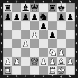 1950 Candidats Tournament – Round 14 – Smyslov, Vladimir – 1/2-1/2 – Szabo, Ladislav – G60