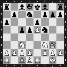 1950 Candidats Tournament – Round 17 – Smyslov, Vladimir – 1/2-1/2 – Flohr, Salo – G74