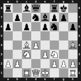 1950 Dubrovnik olm – Round 2 – Panagopoulos, Takis – 1/2-1/2 – Niemela, Ilmari Aarne – G14