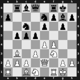 1950 Dubrovnik olm – Round 4 – Poulsen, Christian – 0-1 – Reshevsky, Samuel – G50