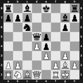 1950 Dubrovnik olm – Round 5 – Euwe, Max – 1-0 – Poulsen, Christian – G58