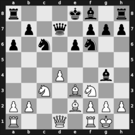 1950 Dubrovnik olm – Round 6 – Unzicker, Wolfgang – 1-0 – Beni, Alfred – G80