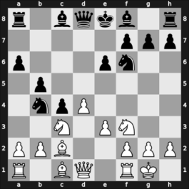 1950 Dubrovnik olm – Round 7 – Zografakis, Aristidis – 1-0 – Letelier Martner, Rene – G90