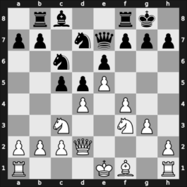 1950 Dubrovnik olm – Round 7 – Rellstab, Ludwig – 0-1 – Kramer, Gerald – G97