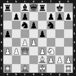 1950 Dubrovnik olm – Round 8 – Myhre, Erling – 0-1 – Reshevsky, Samuel – G105