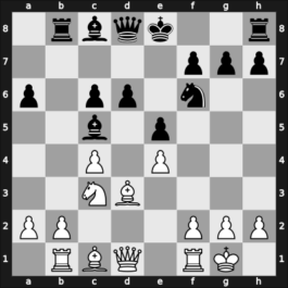 1950 Dubrovnik olm – Round 9 – Poulsen, Christian – 0-1 – O’Kelly, Albéric de Galway – G127