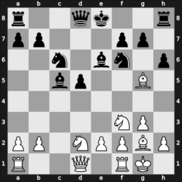 1950 Dubrovnik olm – Round 9 – Castaldi, Vincenzo – 0-1 – Unzicker, Wolfgang – G136