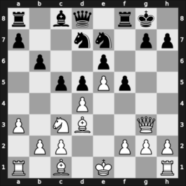 1950 Dubrovnik olm – Round 11 – Palda, Karl – 1-0 – Chaude de Silans, Chantal – G164