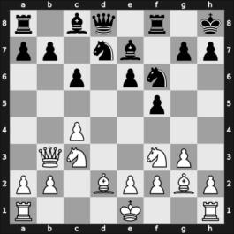 1950 Dubrovnik olm – Round 13 – Enevoldsen, Harald – 0-1 – Gligorić, Svetozar – G186