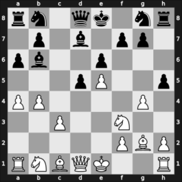 1950 Dubrovnik olm – Round 13 – Vestol, Aage – 1/2-1/2 – Dunkelblum, Arthur – G192