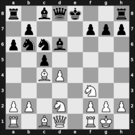 1950 Dubrovnik olm – Round 15 – Rossolimo, Nicolas – 1/2-1/2 – Bolbochan, J. – G234