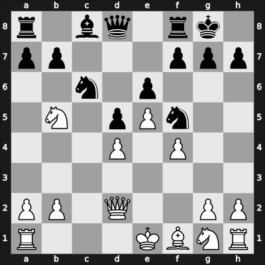 1950 Dubrovnik olm – Round 1 – Rellstab, Ludwig – 1/2-1/2 – Krogh Nielsen, Hans – G40
