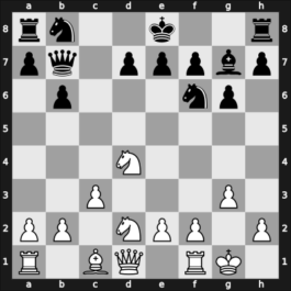 1950 Dubrovnik olm – Round 13 – Chaude de Silans, Chantal – 1-0 – Kramer, Hanspeter – G80