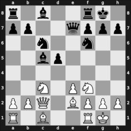 1950 FRG Ch – Round 8 – Troeger, Paul – 1/2-1/2 – Staudte, Hans-Hilmar – G22