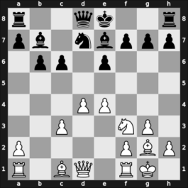1950 FRG Ch – Round 15 – Unzicker, Wolfgang – 1/2-1/2 – Troeger, Paul – G37