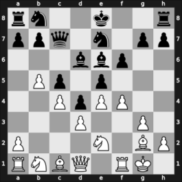 1950 FRG Ch Bad Pyrmont GER – Round 5 – Niephaus, Walter – 1-0 – Teschner, Rudolf – G11