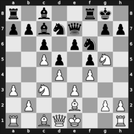 1950 FRG Ch Bad Pyrmont GER – Round 8 – Pfeiffer, Gerhard – 1-0 – Siegel, Paul – G21