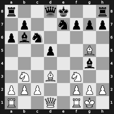 1950 FRG Ch Bad Pyrmont GER – Round 8 – Unzicker, Wolfgang – 1/2-1/2 – Niephaus, Walter – G24