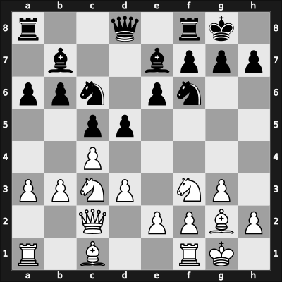 1950 FRG Ch Bad Pyrmont GER – Round 11 – Schindler, Alexander – 1/2-1/2 – Unzicker, Ferdinand, Dr. – G32