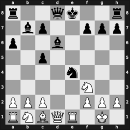 1950 FRG Ch Bad Pyrmont GER – Round 11 – Kieninger, Georg – 1/2-1/2 – Bogoljubow, Efim – G34