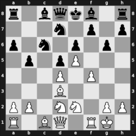1950 FRG Ch Bad Pyrmont GER – Round 11 – Niephaus, Walter – 1/2-1/2 – Troeger, Paul – G35