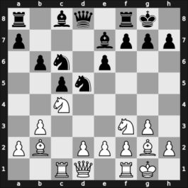 1950 HUN-ch06 – Round 1 – Koberl, Ferenc – 1/2-1/2 – Sebestyen, Balazs – G9