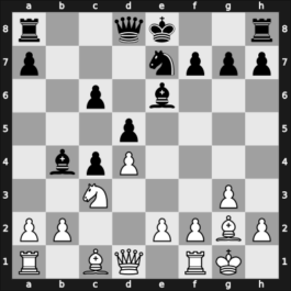 1950 HUN-ch06 – Round 1 – Vajda, Arpad – 1/2-1/2 – Bely, Miklos – G15