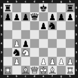 1950 HUN-ch06 – Round 1 – Kluger, Gyula – 1-0 – Pogats, Jozsef Jr. – G25