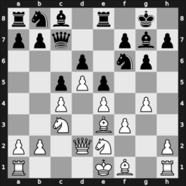 1950 HUN-ch06 – Round 1 – Vajda, Arpad – 1/2-1/2 – Koberl, Ferenc – G26