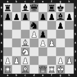 1950 HUN-ch06 – Round 1 – Pogats, Jozsef Jr. – 1-0 – Benko, Pal – G44