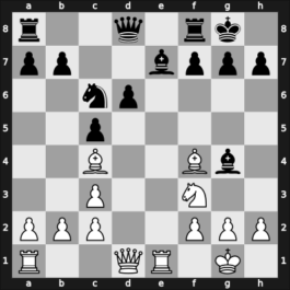 1950 Hastings5051 – Round 3 – Unzicker, Wolfgang – 1-0 – Penrose, Justin – G11