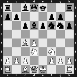 1950 Hastings5051 – Round 6 – Phillips, Alan – 1/2-1/2 – Golombek, Harry – G28